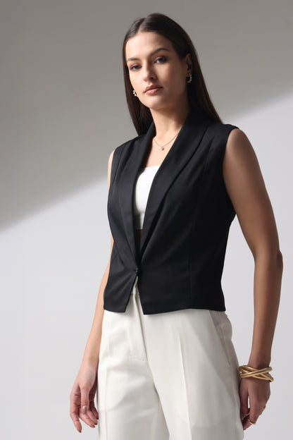 Classic Single Buttoned  Waistcoat